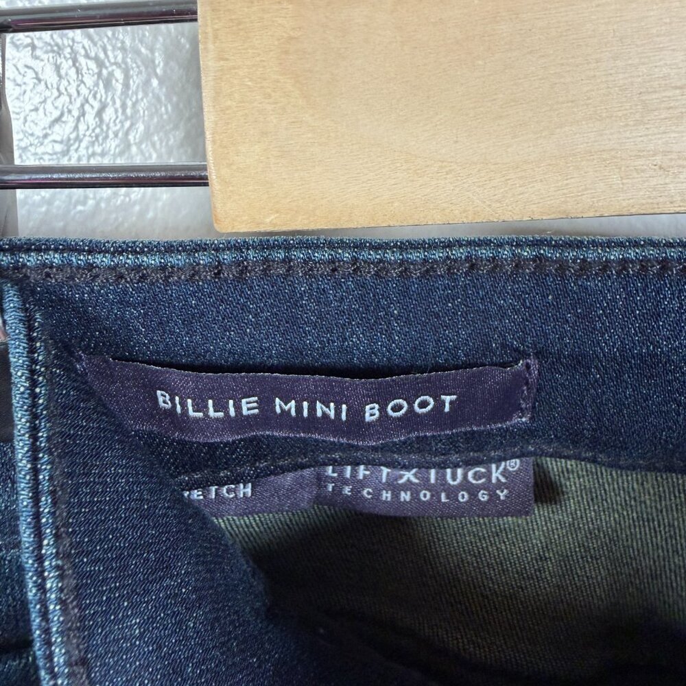 NYDJ Billie Mini Boot Jeans Size 14 Dark Wash High Rise Blue Denim - Picture 7 of 13